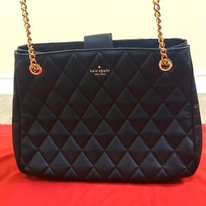 Kate Spade Emerson Place Allis Black Quilted Women's Bag